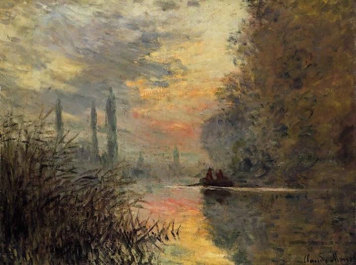 Claude Monet Evening at Argenteuil